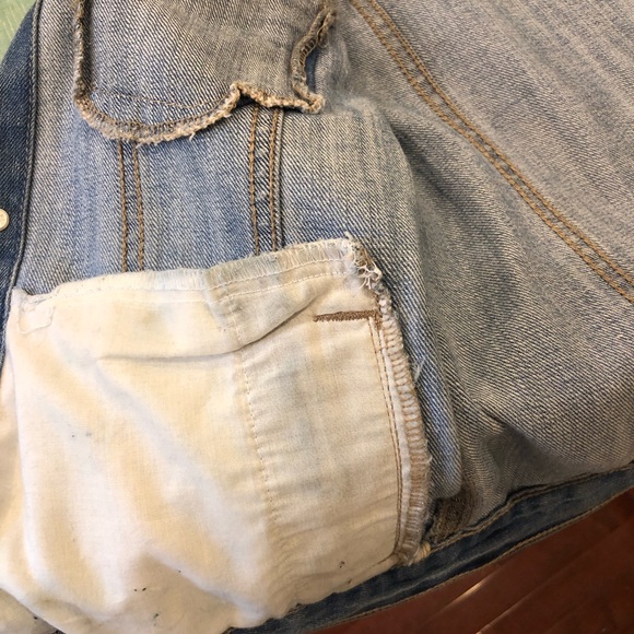 Children’s Place Boy’s Denim Jacket Medium (7/8) - Picture 4 of 6